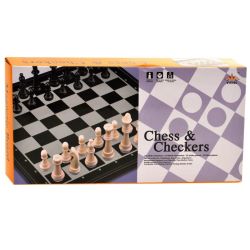 Magnetický šach 2v1